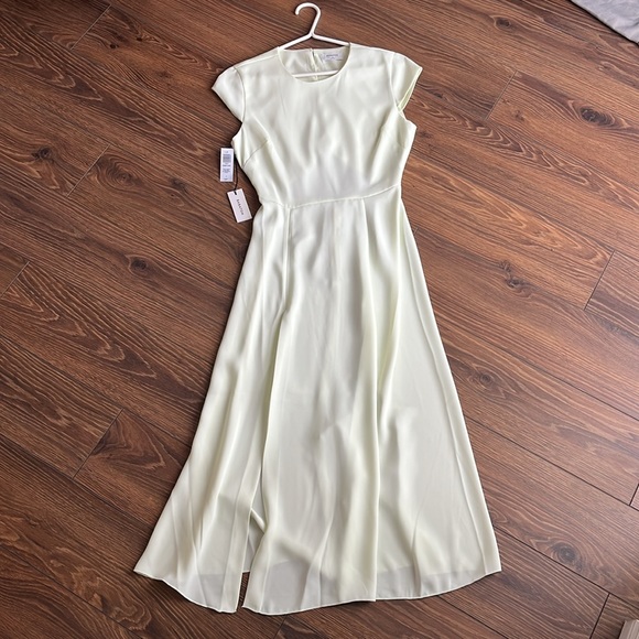 Aritzia Babaton Hamptons Dress - Cool Glow Yellow (NWT) - Picture 2 of 9